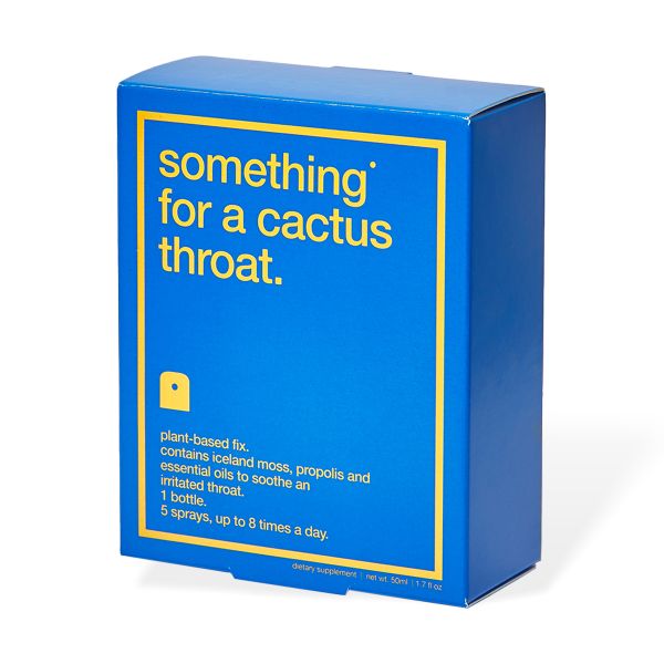 Something for a cactus throat