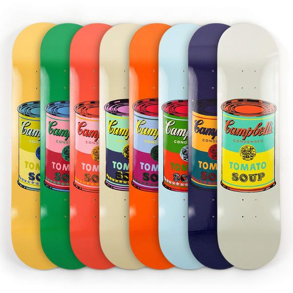 ANDY WARHOL COLORED CAMPBELL’S SOUP BOX SET