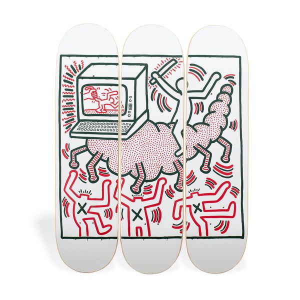 Keith Haring Untitled Centipede