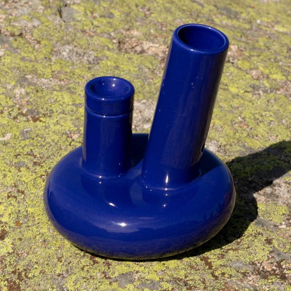 MC001 Blue Ceramic Bong 
