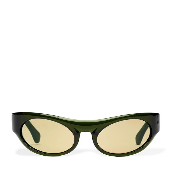 Touba with Cardamom Acetate frame and Warm Olive lens