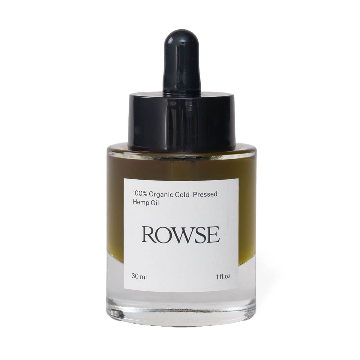 100% Organic Cold Pressed Hemp Oil by ROWSE Beauty