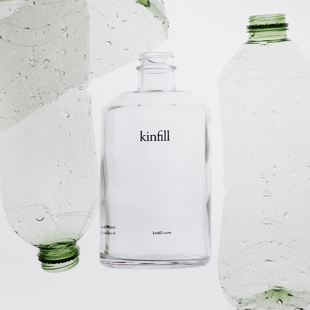 Kinfill recycle campaign imagery