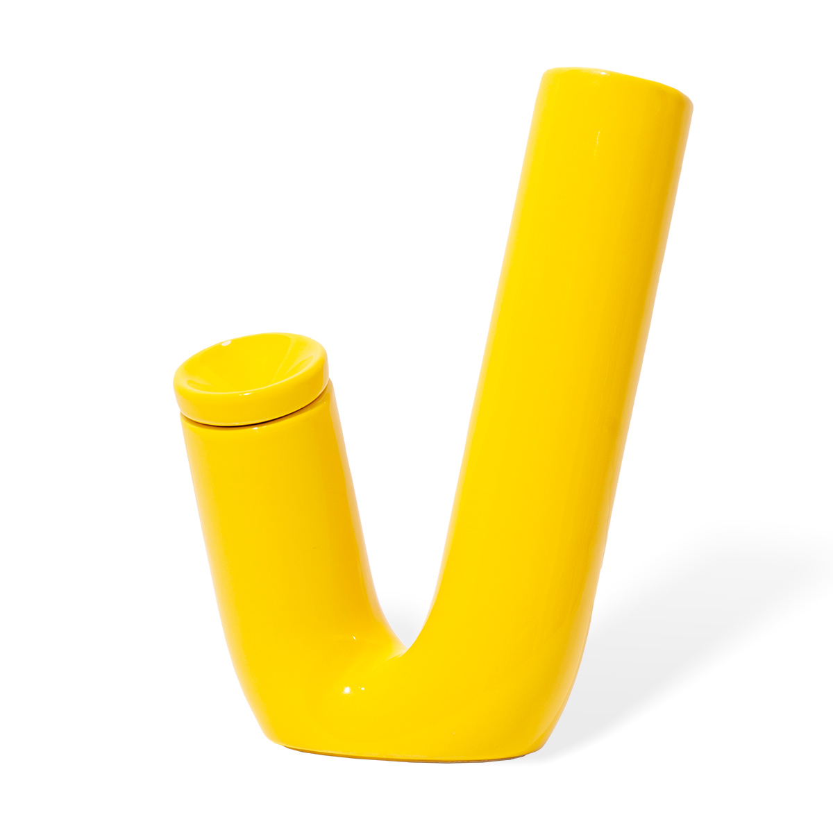 WEED'D – VS001 yellow ceramic bong