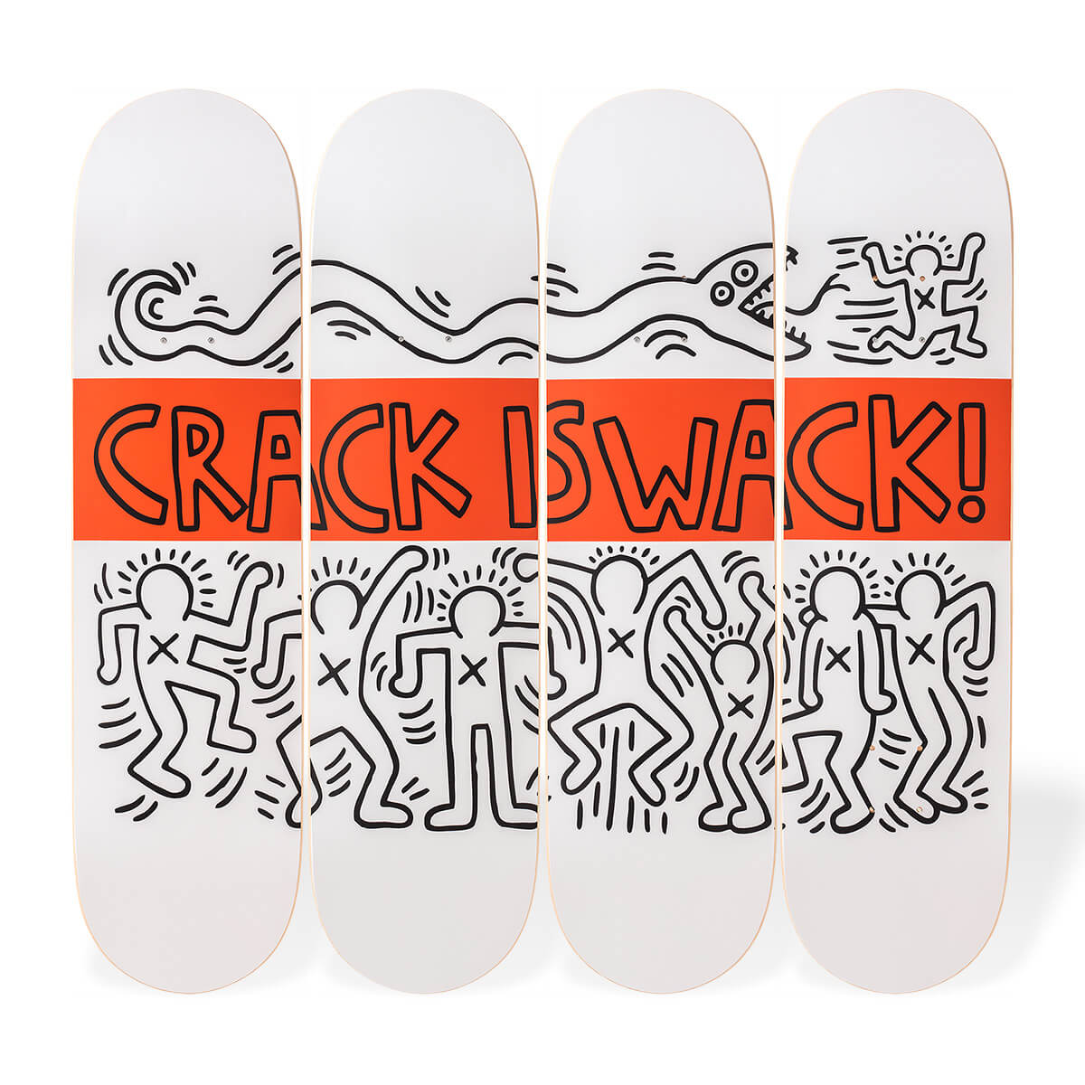 THE SKATEROOM – Keith Haring Crack is Wack